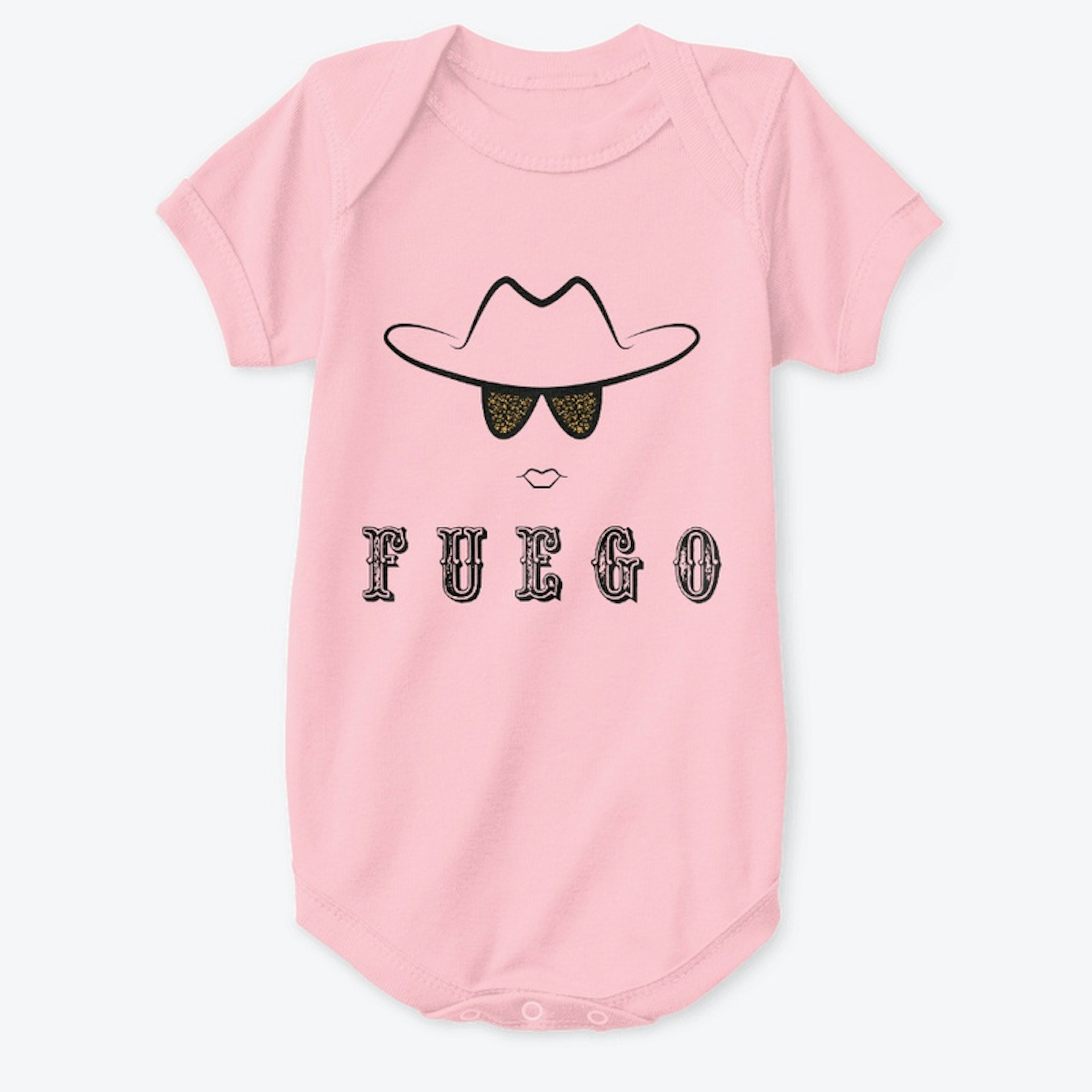 Baby Onesie- FUEGO logo