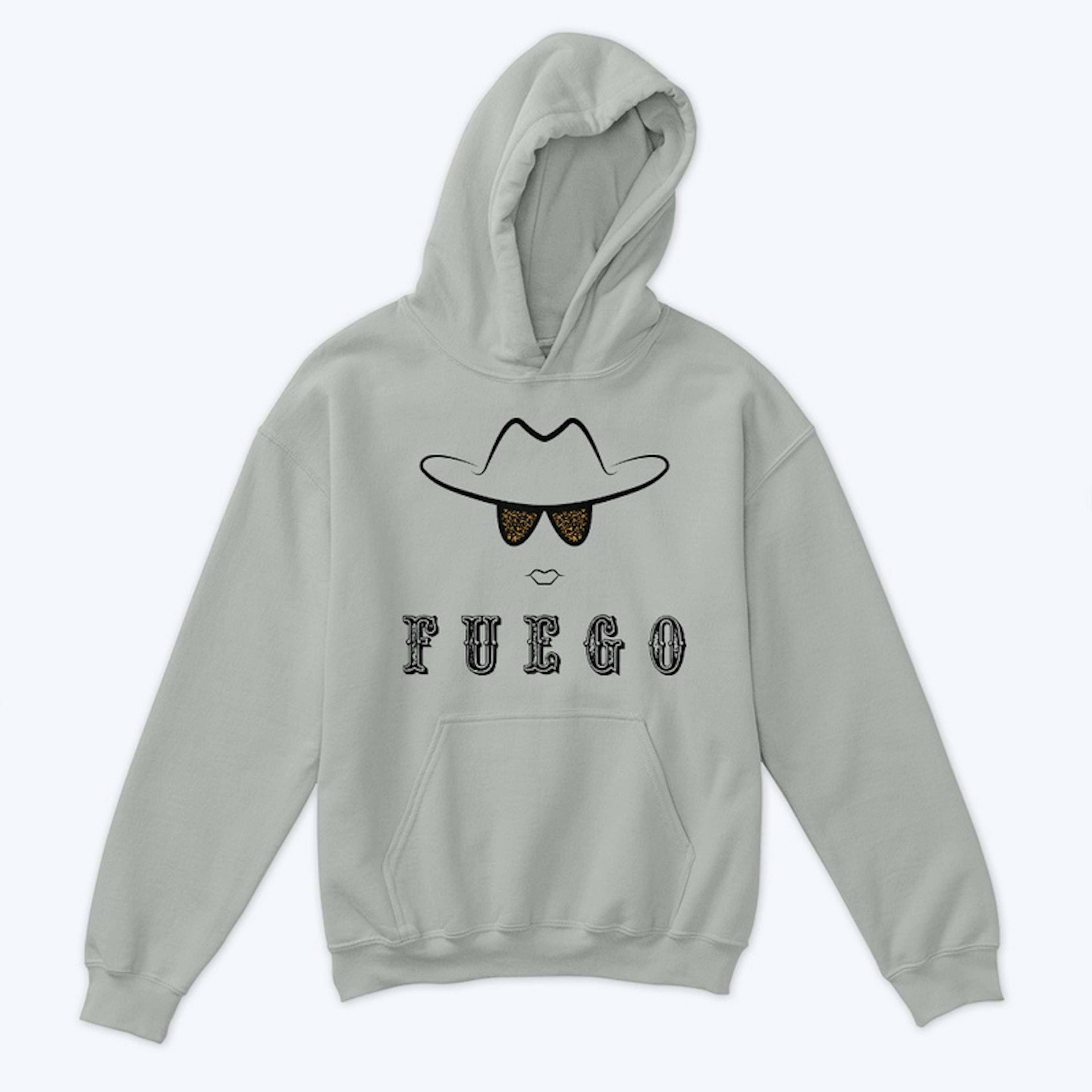 Kids Classic Pullover Hoodie- FUEGO logo