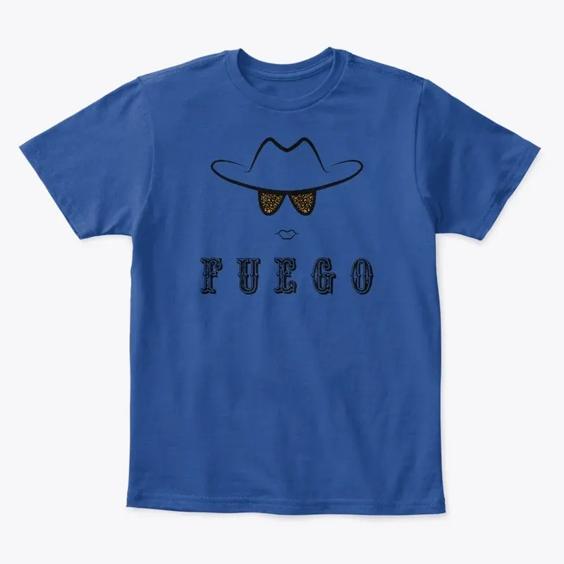 Kids Premium Tee-FUEGO logo