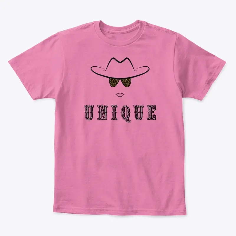 Kids Premium Tee-UNIQUE logo