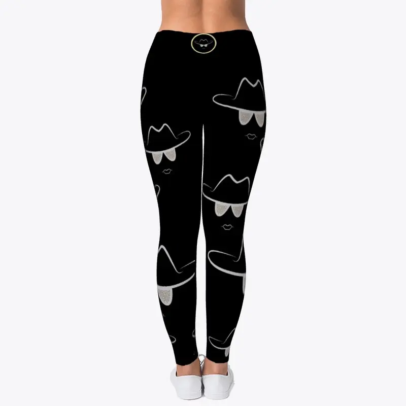 Leggings- UNIQUE logo in white