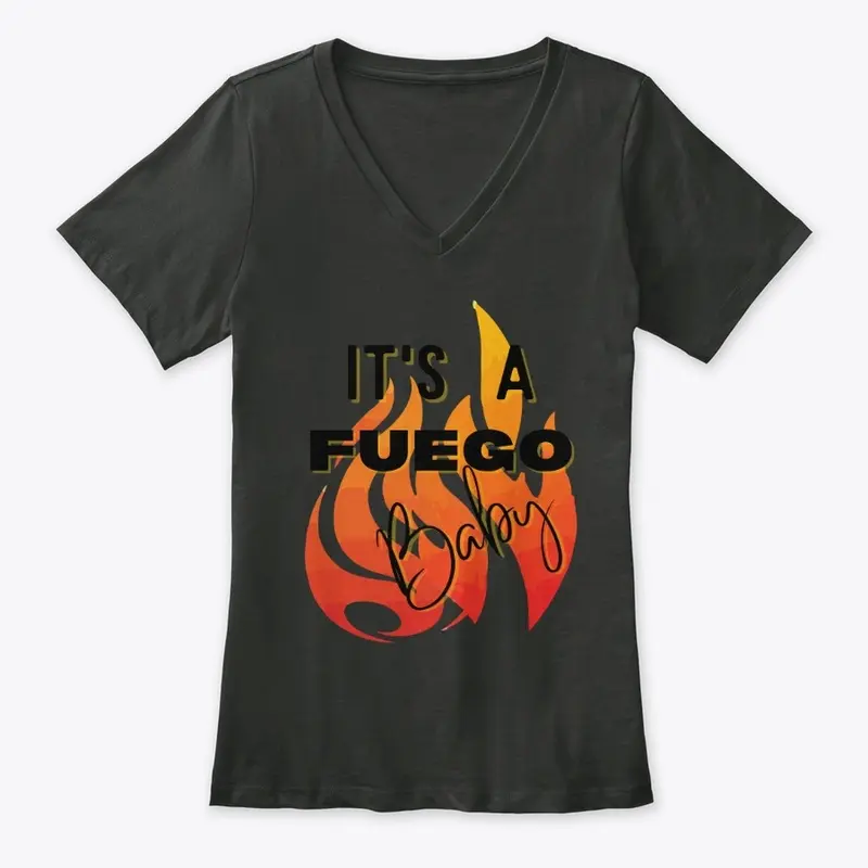 Women's Premium V-Neck Tee-It'sAFuego